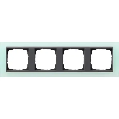 Gira Abdeckrahmen 4-fach Event Opak mint mat/anthrazit matt (021485)