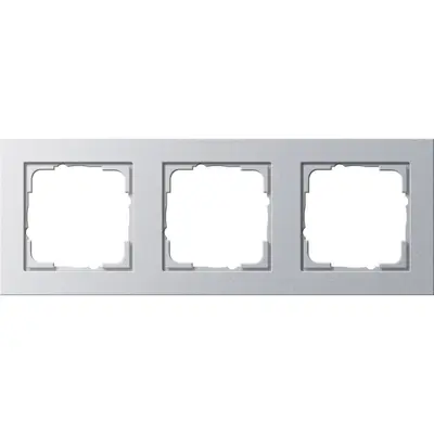Gira Abdeckrahmen 3fach E2 aluminium matt (021325)