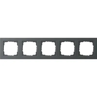 Gira Abdeckrahmen 5fach E2 anthrazit matt (021523)