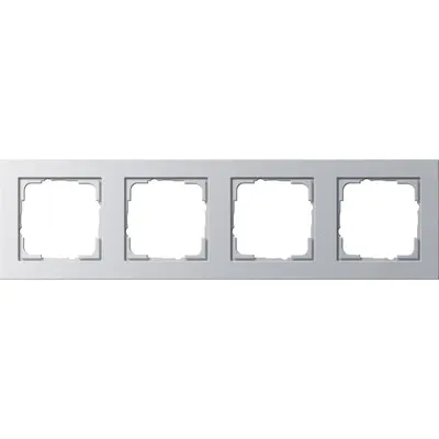 Gira Abdeckrahmen 4fach E2 aluminium matt (021425)