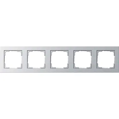 Gira Abdeckrahmen 5fach E2 aluminium matt (021525)