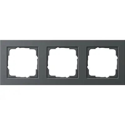 Gira Abdeckrahmen 3fach E2 anthrazit matt (021323)