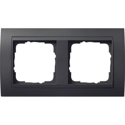 Gira Abdeckrahmen 2-fach Event anthrazit matt (021208)