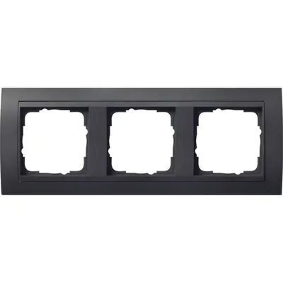 Gira Abdeckrahmen 3-fach Event anthrazit matt (021308)