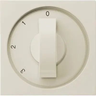 Gira Drehbedienaufsatz Dreistufenschalter System 55 creme glänzend (066501)