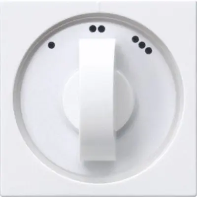 Gira Drehbedienaufsatz Dreistufenschalter System 55 weiß glänzend (066503)