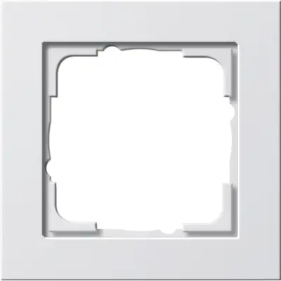 Gira Abdeckrahmen 1fach E2 weiß glänzend (021129)