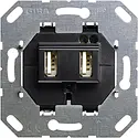 Gira USB-spannungsversorgung 2-fach USB-A (235900)