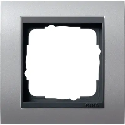 Gira Abdeckrahmen 1-fach Event aluminium mat/anthrazit matt (021106)