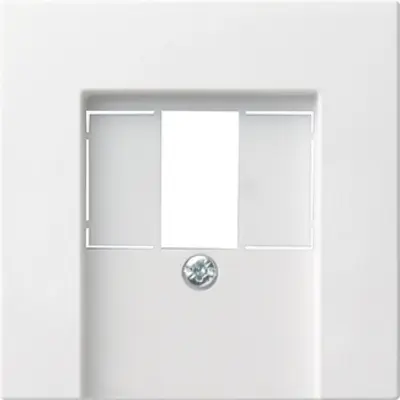 Gira Abdeckung für TAE und USB System 55 weiß matt (027627)