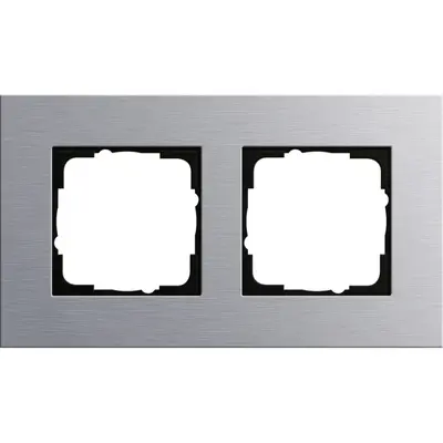 Gira Abdeckrahmen 2-fach Esprit aluminium (021217)