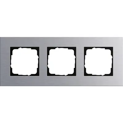 Gira Abdeckrahmen 3-fach Esprit aluminium (021317)