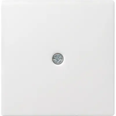 Gira Abdeckung für Schnurableitung und Fernmeldeverbinderdose System 55 weiß matt (027427)