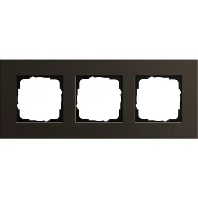 Gira Abdeckrahmen 3-fach Esprit aluminium braun (0213127)