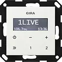 Gira unterputz-Radio RDS System 55 weiß glänzend (228403)