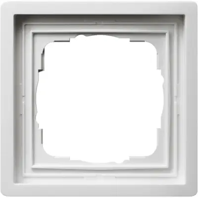Gira Abdeckrahmen 1-fach F100 weiß glänzend (0211112)