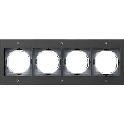 Gira Abdeckrahmen 4-fach TX44 anthrazit (021467)