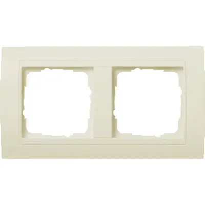 Gira Abdeckrahmen 2-fach B creme (0212021)