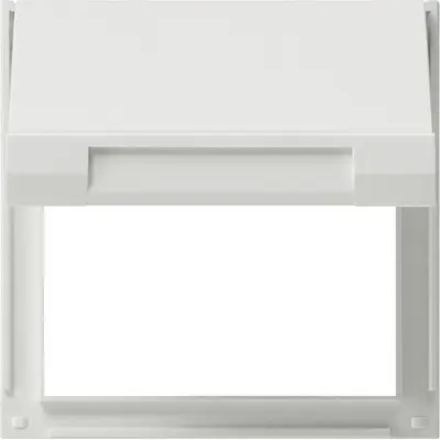 Gira adapterrahm mit Klappdeckel TX44 weiß (065466)