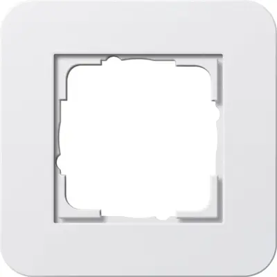 Gira Abdeckrahmen 1-fach E3 weiß glänzend (0211410)