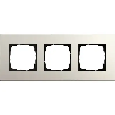 Gira Abdeckrahmen 3-fach Esprit linoleum-multiplex hellgrau (0213220)