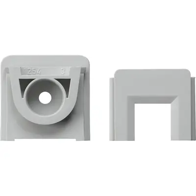 Gira Adapter mit leitungseinführung 1-fach Leitungseinführung für Kanal 15x15mm Aufputz IP44 (000830)
