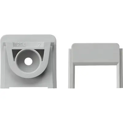 Gira Adapter mit leitungseinführung 1-fach Leitungseinführung für Kanal 15x30mm Aufputz IP44 (001030)