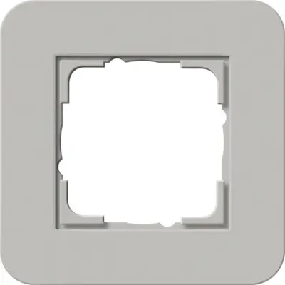 Gira Abdeckrahmen 1-fach E3 grau/weiß (0211412)