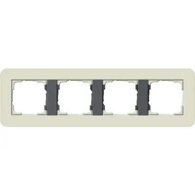 Gira Abdeckrahmen 4-fach E3 sand/anthrazit (0214427)