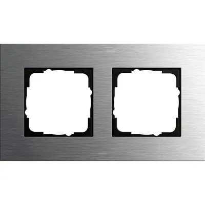 Gira Abdeckrahmen 2-fach Esprit edelstahl (0212219)