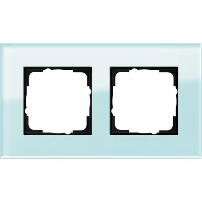 Gira Abdeckrahmen 2-fach Esprit glas mint (021218)
