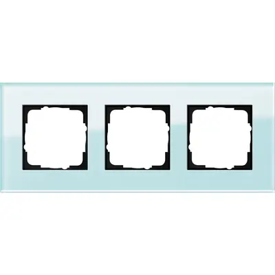 Gira Abdeckrahmen 3-fach Esprit glas mint (021318)