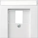 Gira abdeckung USB / Lautsprecher Beschriftungsfeld System 55 weiß glänzend (087603)