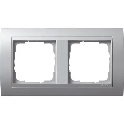 Gira Abdeckrahmen 2-fach Event aluminium matt (021236)
