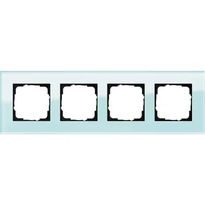 Gira Abdeckrahmen 4-fach Esprit glas mint (021418)