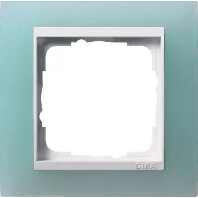 Gira Abdeckrahmen 1-fach Event Opak mint mat/weiß glänzend (0211395)