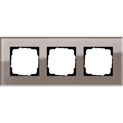 Gira Abdeckrahmen 3-fach Esprit glas umbra (0213122)