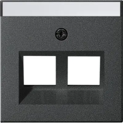 Gira abdeckung 30° + BSF f. Tragring MJ 2-fach System 55 Anthrazit (264028)