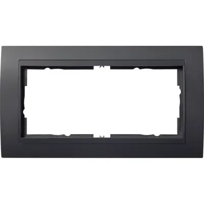 Gira Abdeckrahmen 2-fach Event anthrazit matt (100208)