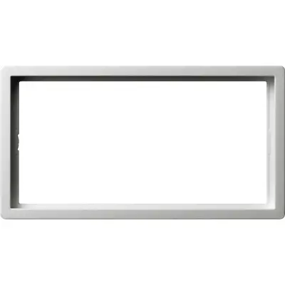 Gira Abdeckrahmen 2-fach ohne Mittelseg F100 weiß glänzend (1002112)