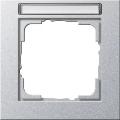 Gira Abdeckrahmen 1-fach Beschriftungsfeld E2 aluminium matt (109125)