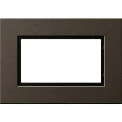 Gira Abdeckrahmen 1.5-fach Esprit aluminium braun (1001127)