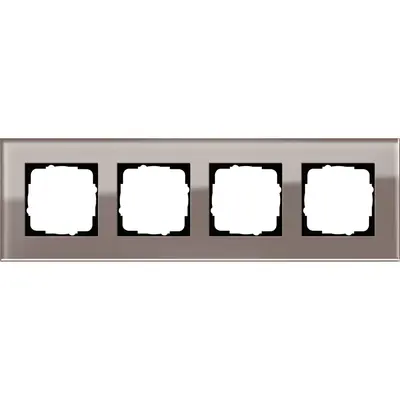 Gira Abdeckrahmen 4-fach Esprit glas umbra (0214122)