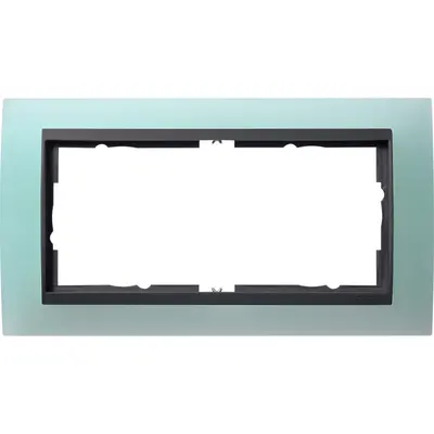 Gira Abdeckrahmen 2-fach Event Opak mint mat/anthrazit matt (100285)