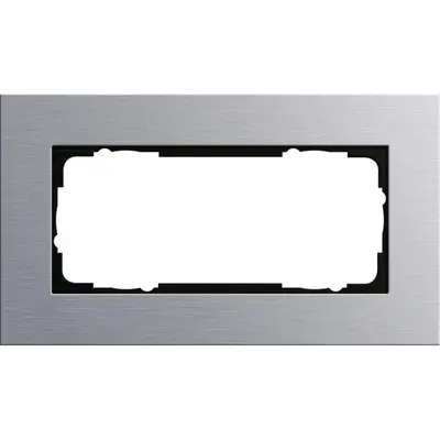 Gira Abdeckrahmen 2-fach Esprit aluminium (100217)