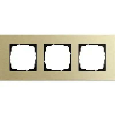 Gira Abdeckrahmen 3-fach Esprit aluminium hellgold (0213217)