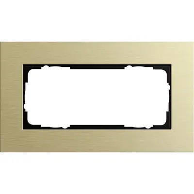 Gira Abdeckrahmen 2-fach Esprit aluminium hellgold (1002217)