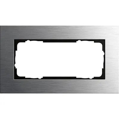 Gira Abdeckrahmen 2-fach ohne Mittelseg Esprit edelstahl (1002219)