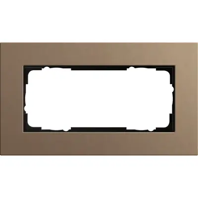 Gira Abdeckrahmen 2-fach Esprit linoleum-multiplex lichtbraun (1002221)