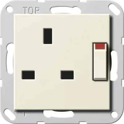 Gira Steckdose British Standard erhöhtem Berührungsschutz 13/250 s cwgSystem 55 (277801)